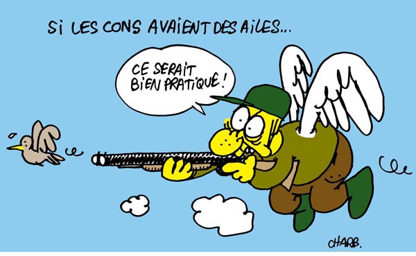 Dessin de l'excellentissime Charb  de Charlie Hebdo